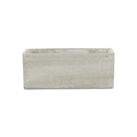 Cheungs 8.75 x 4.25 x 4 in. Urbanstone Rectangular Cement Planter 5790